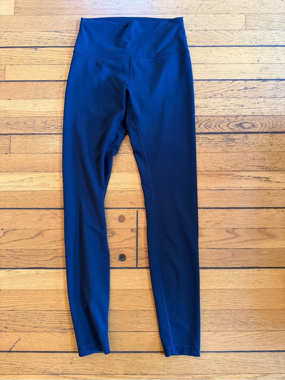 Lululemon Wunder Train high rise compression leggings Navy Size 6 Pre-loved